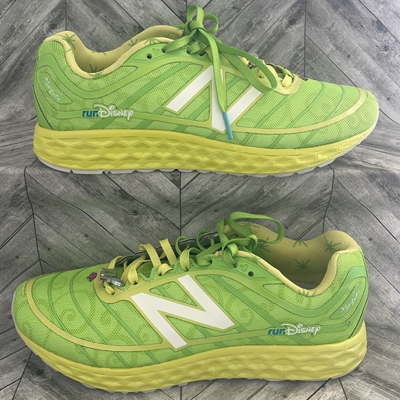 New Balance Shoes - New Balance Green and Yellow Running Shoes Run Disney 2015 Tinker Bell Women’s